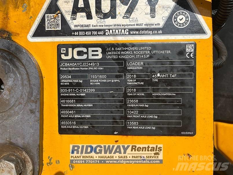 JCB 457 Cargadoras sobre ruedas