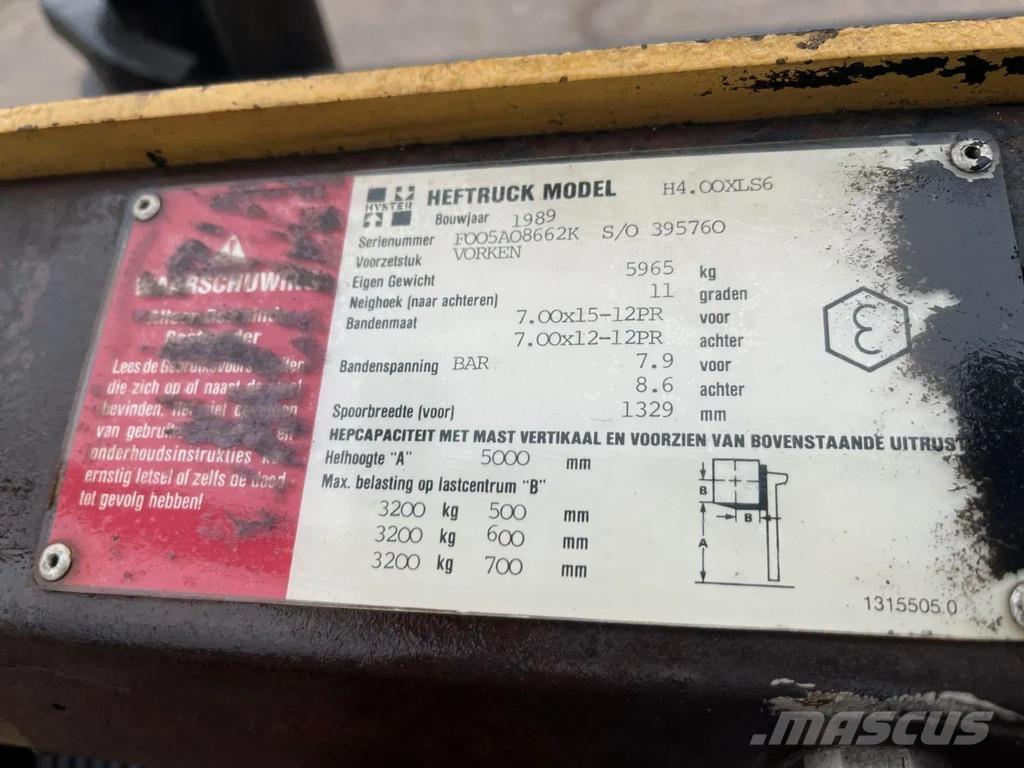 Hyster H4 * 00XLS6 Camiones diesel