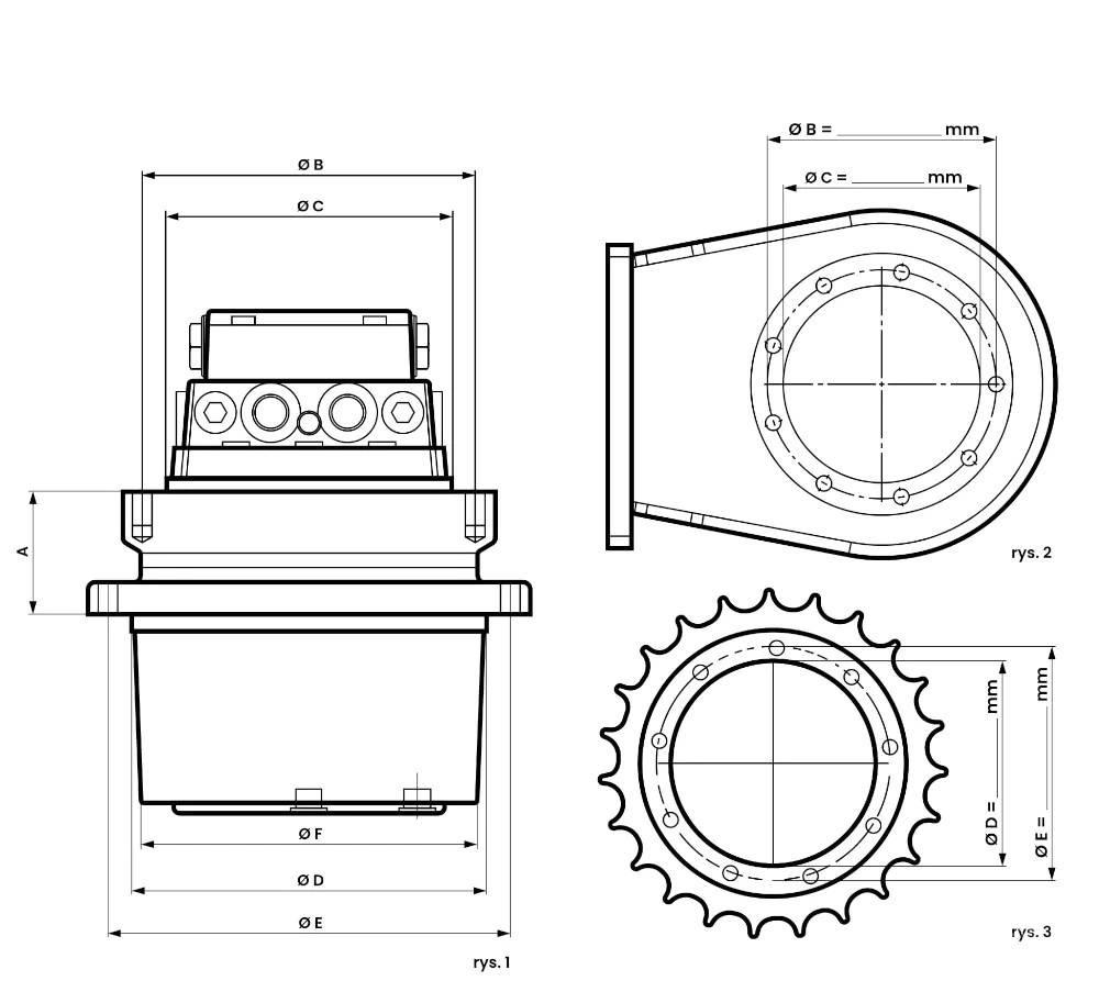 CASE CX 25 Transmisiones