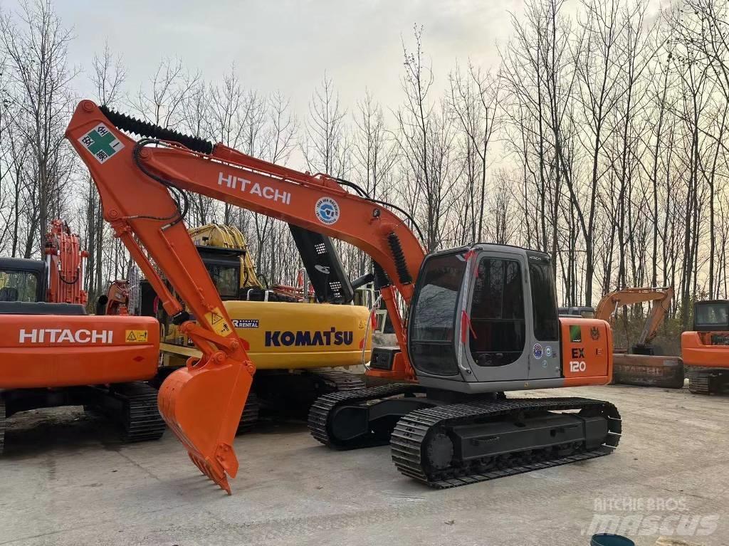 Hitachi EX120 Excavadoras sobre orugas