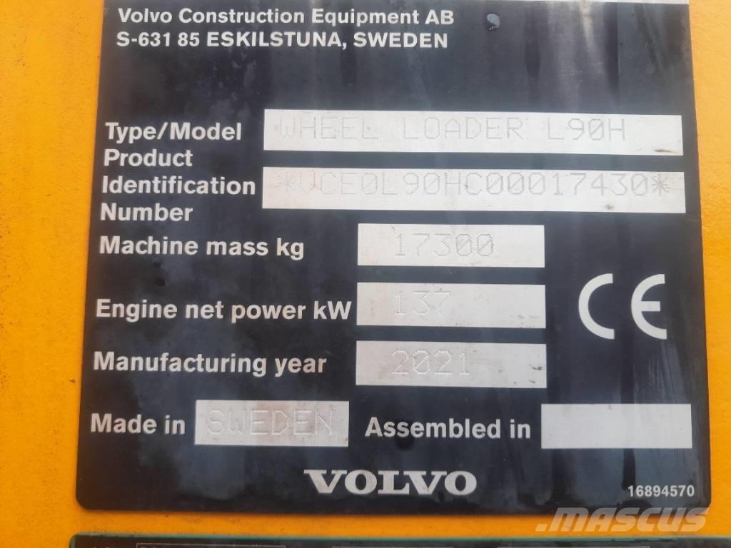 Volvo L90H Cargadoras sobre ruedas