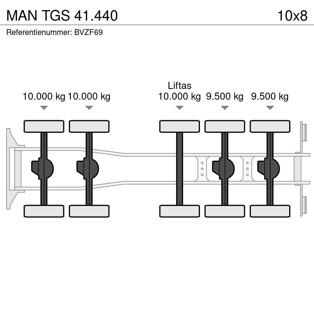 MAN TGS 41.440 Bañeras basculantes usadas