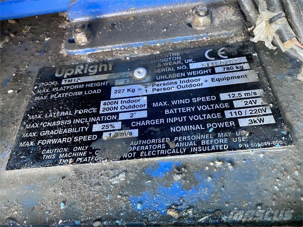 Snorkel TM12 Plataformas con jaula de elevación