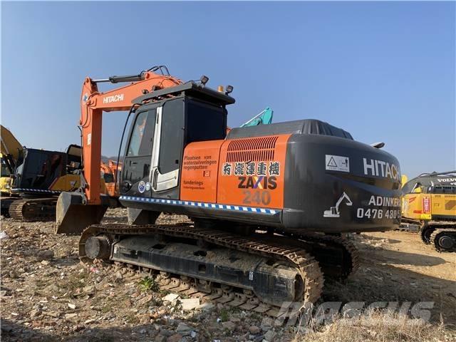 Hitachi ZX240 Excavadoras sobre orugas
