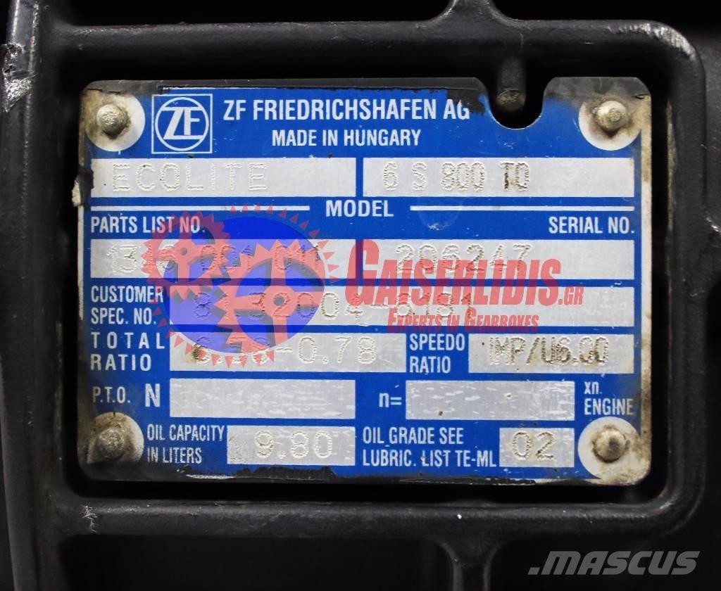 ZF 6S 800 TO Cajas de cambios