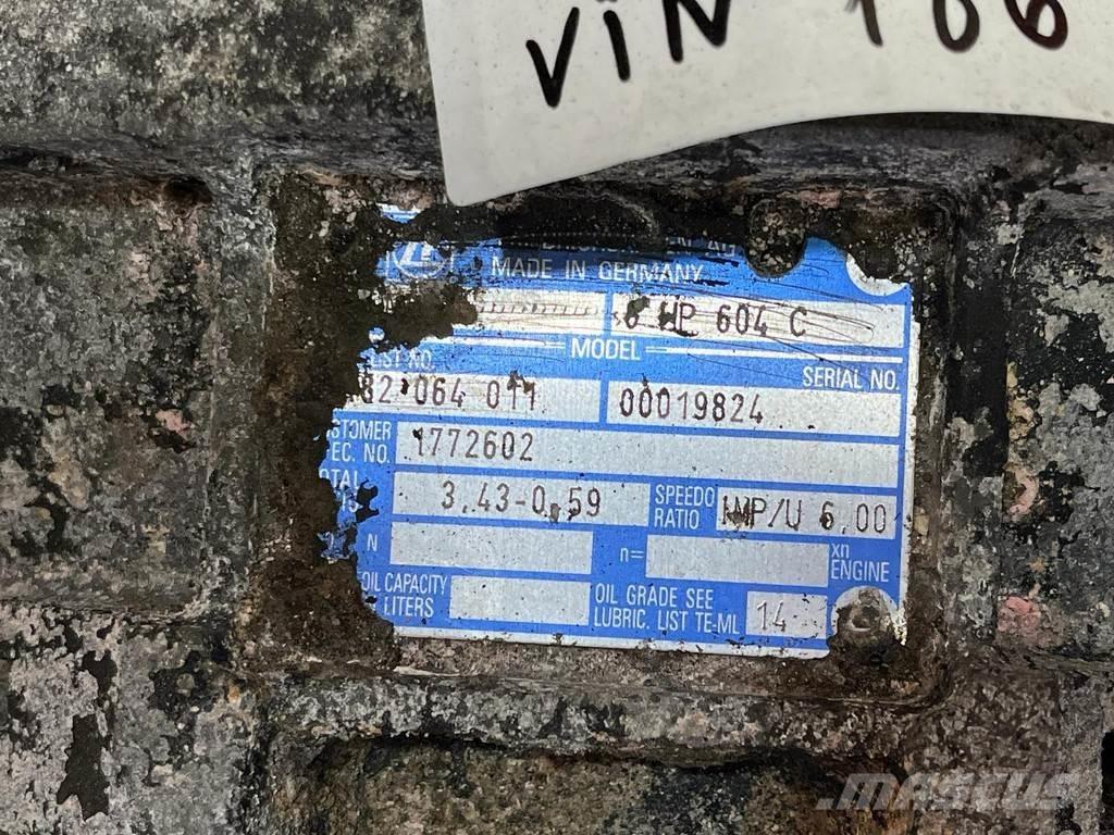 Scania 6 HP 604 C Cajas de cambios