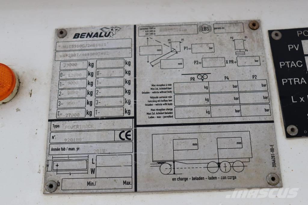 Benalu semis benne Semirremolques de volteo