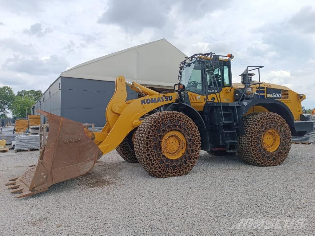 Komatsu WA 500 Cargadoras sobre ruedas