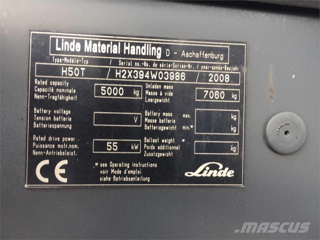 Linde H50T Camiones LPG
