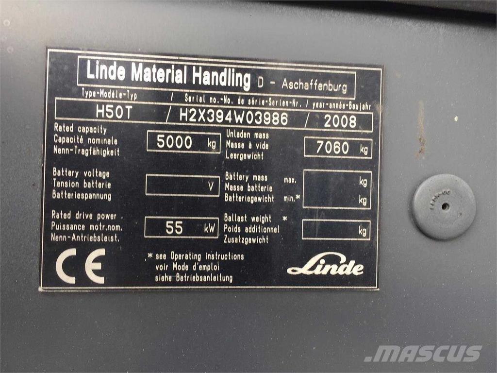 Linde H50T Camiones LPG
