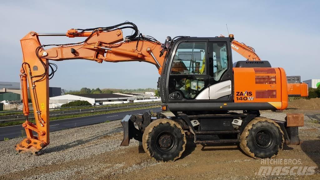 Hitachi ZX140W-5B Excavadoras de ruedas