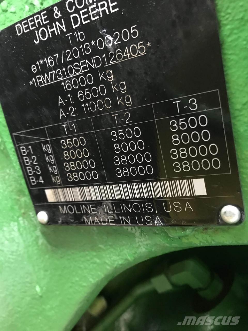 John Deere 7R 310 Tractores