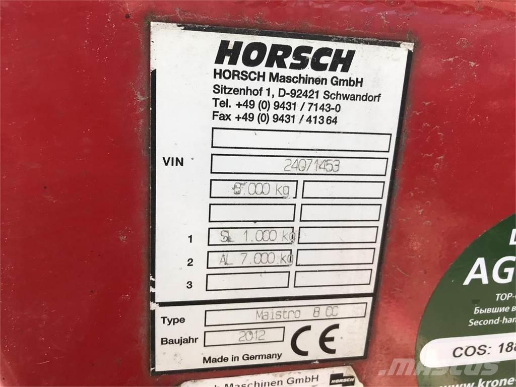 Horsch Maistro 8CC Sembradoras de alta precisión