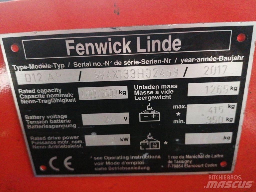 Linde D12AP Montacargas manual