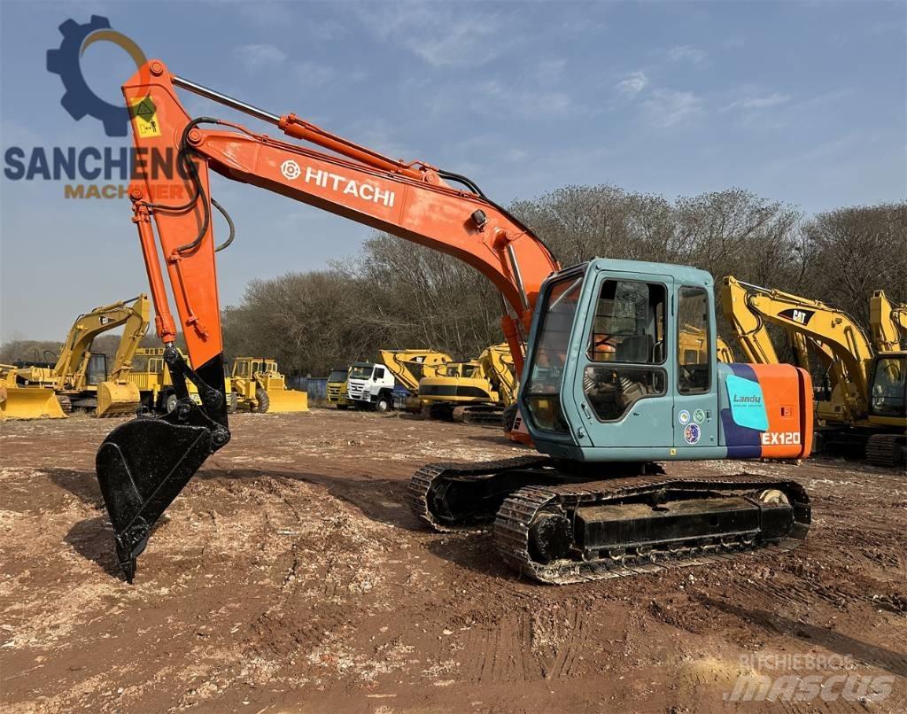 Hitachi EX 120 Excavadoras sobre orugas