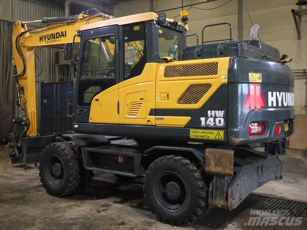 Hyundai HW 140 Excavadoras de ruedas