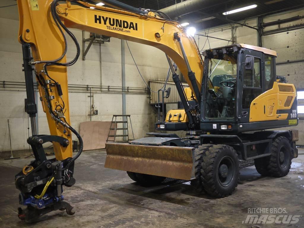 Hyundai HW 140 Excavadoras de ruedas