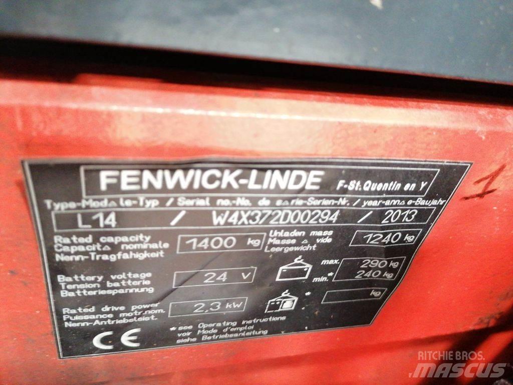 Linde L14I Montacargas manual