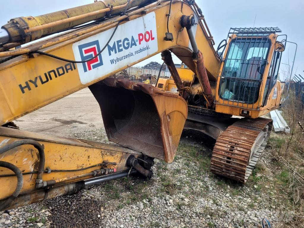 Hyundai 250 Excavadoras sobre orugas