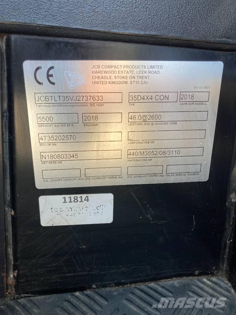 JCB TLT 35 D 4x4 Carretillas telescópicas