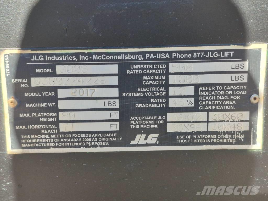 JLG 800 S Plataformas con brazo de elevación telescópico