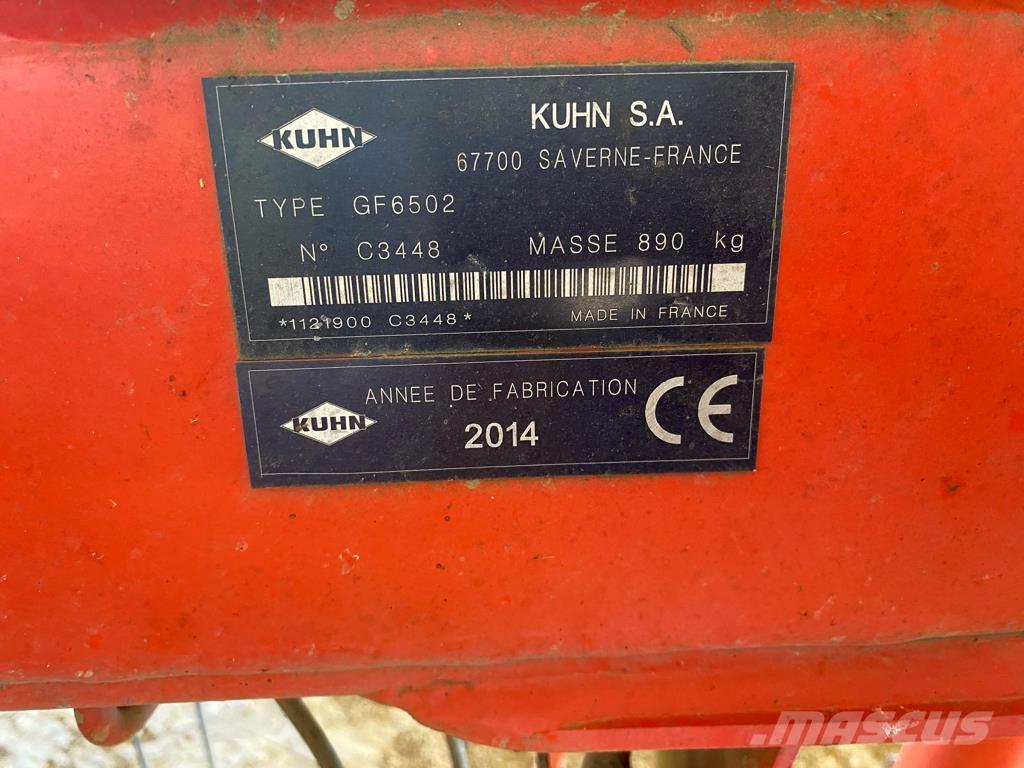 Kuhn GF 6502 Rastrilladoras y rastrilladoras giratorias