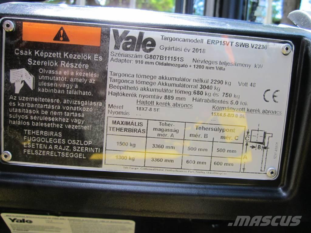 Yale ERP15VT Carretillas de horquilla eléctrica