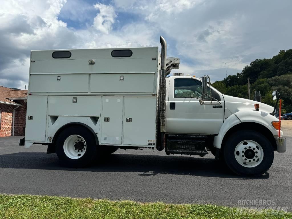 Ford F 650 Caja abierta/laterales abatibles