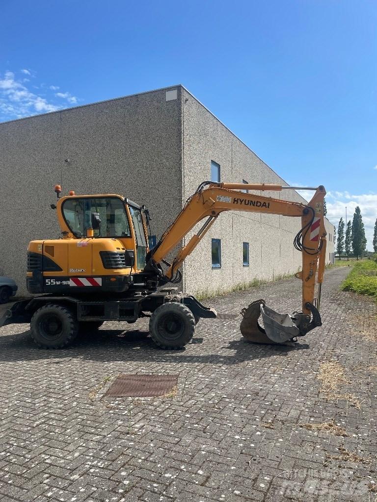 Hyundai 55w-9a Excavadoras de ruedas