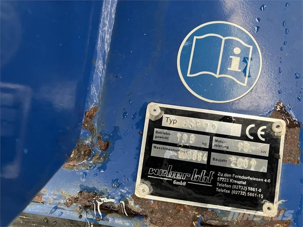 Weber BBF BSF 13 Otras máquinas de jardinería y limpieza urbana