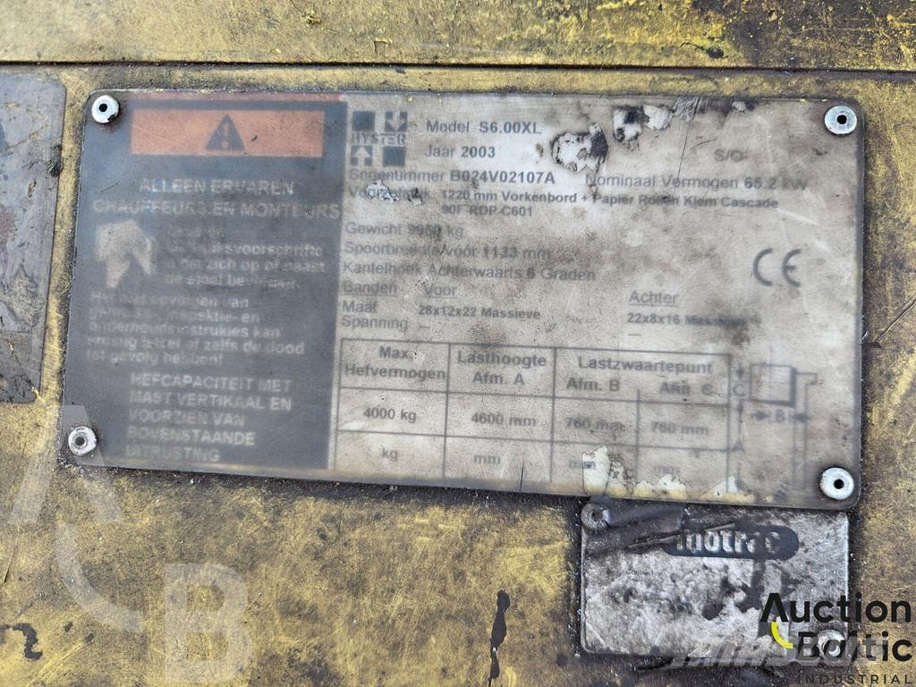Hyster S6.00XL Montacargas - otros