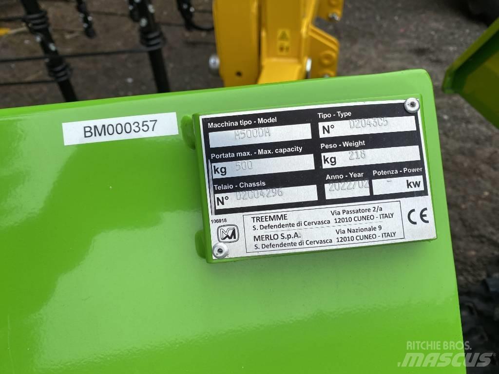 Merlo cingo m500d Camiones de volteo sobre orugas