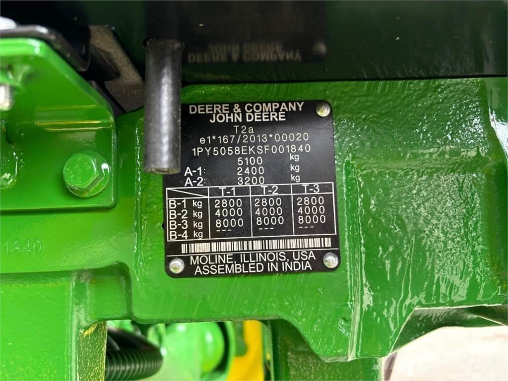 John Deere 5058E Tractores