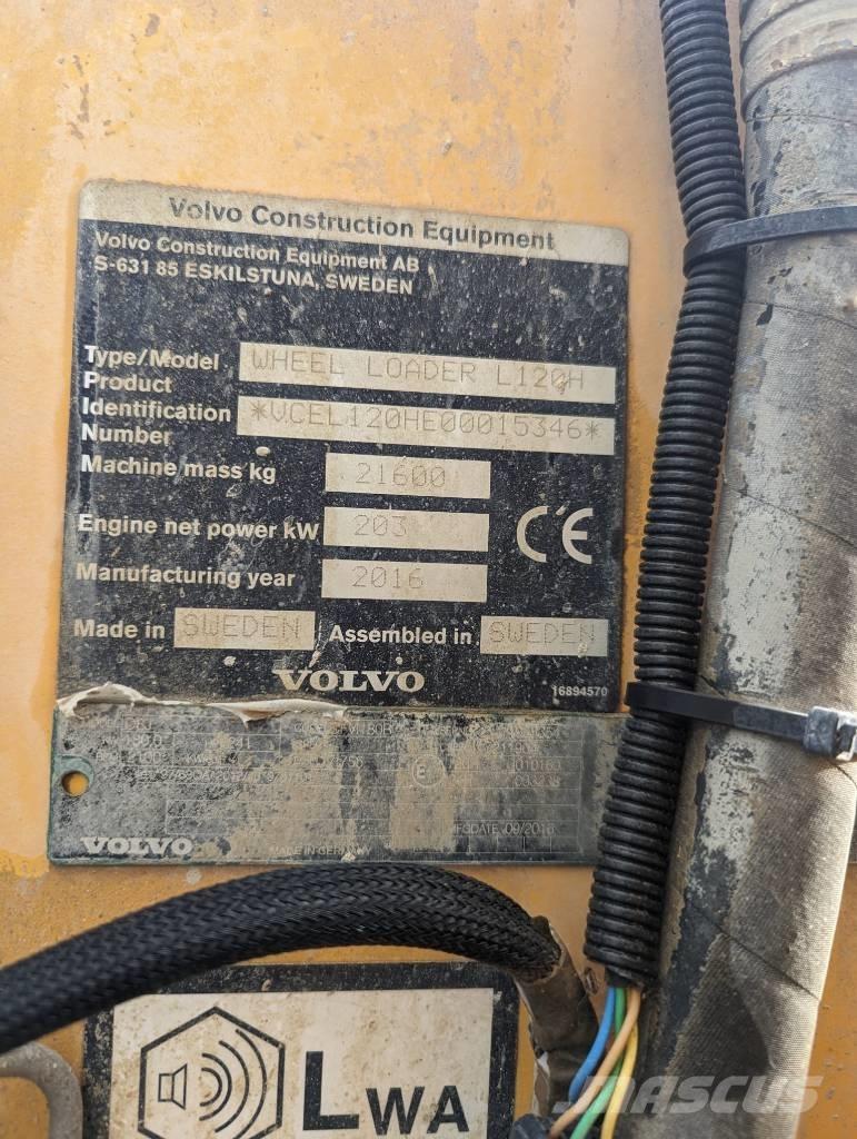 Volvo L 120 H Cargadoras sobre ruedas