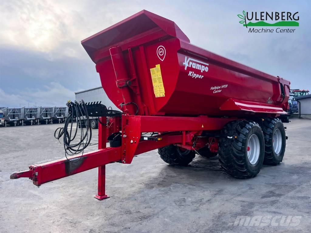 Krampe HP 20 Remolques con caja de volteo