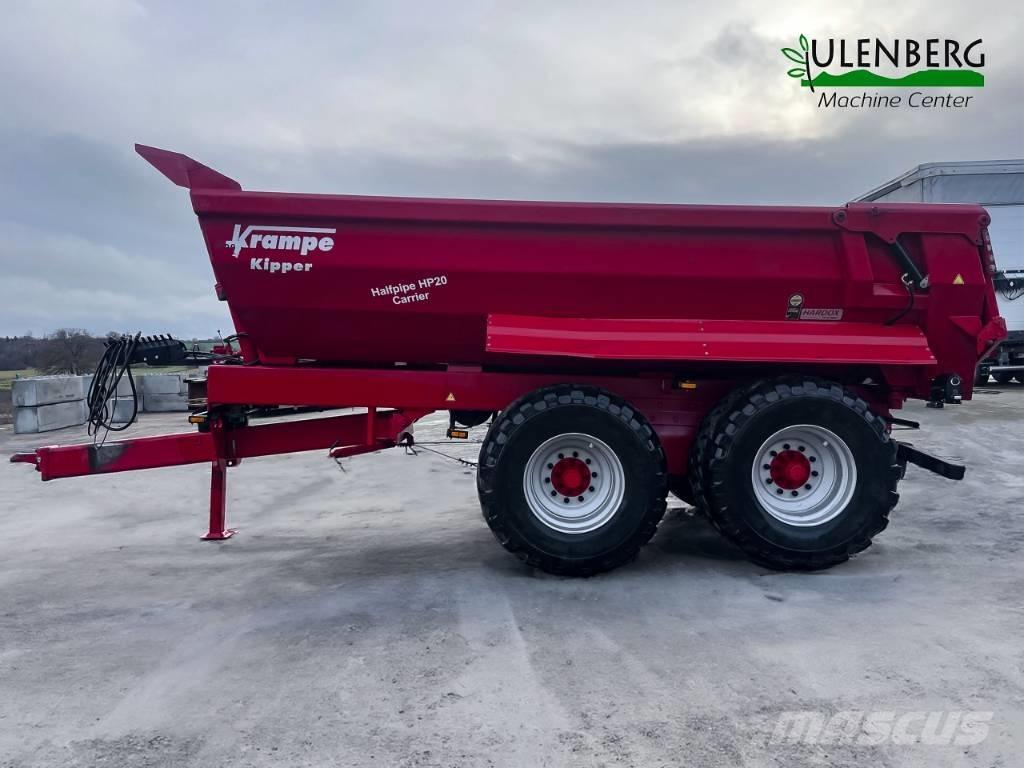 Krampe HP 20 Remolques con caja de volteo