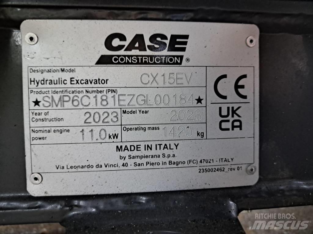 CASE CX15EV Miniexcavadoras