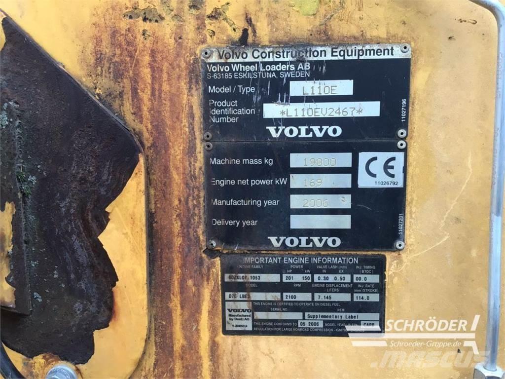 Volvo L 110 E Cargadoras sobre ruedas