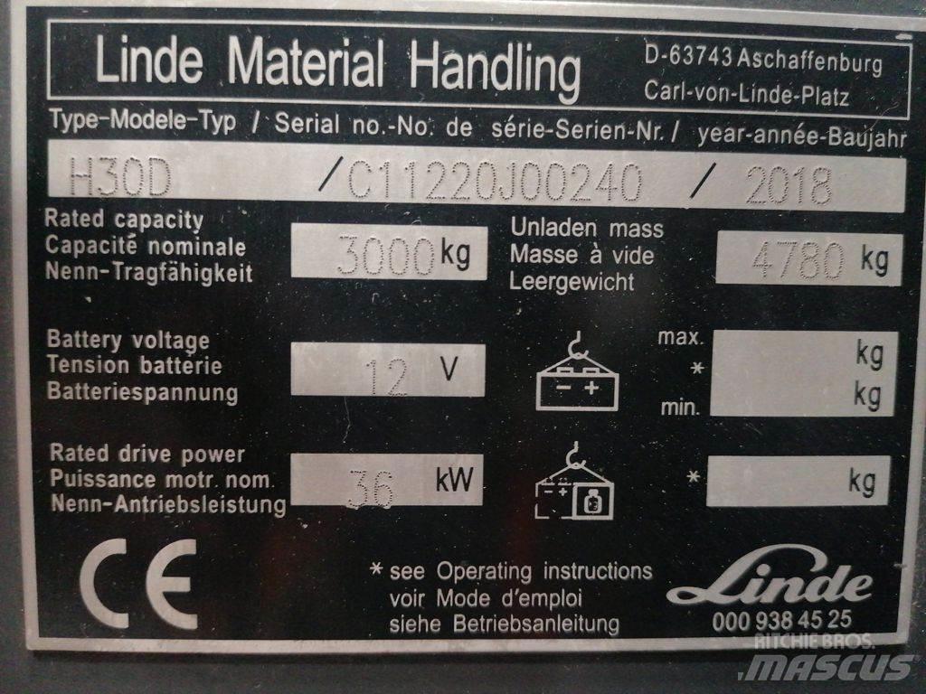 Linde H30D Camiones diesel