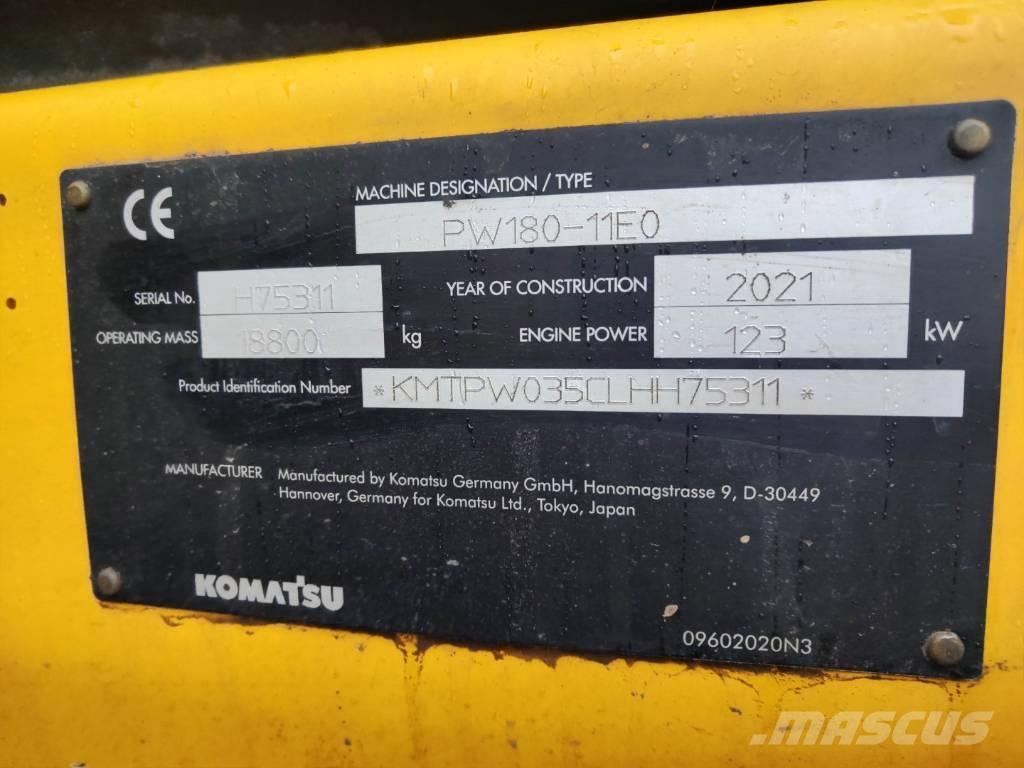 Komatsu PW180-11 Excavadoras de ruedas