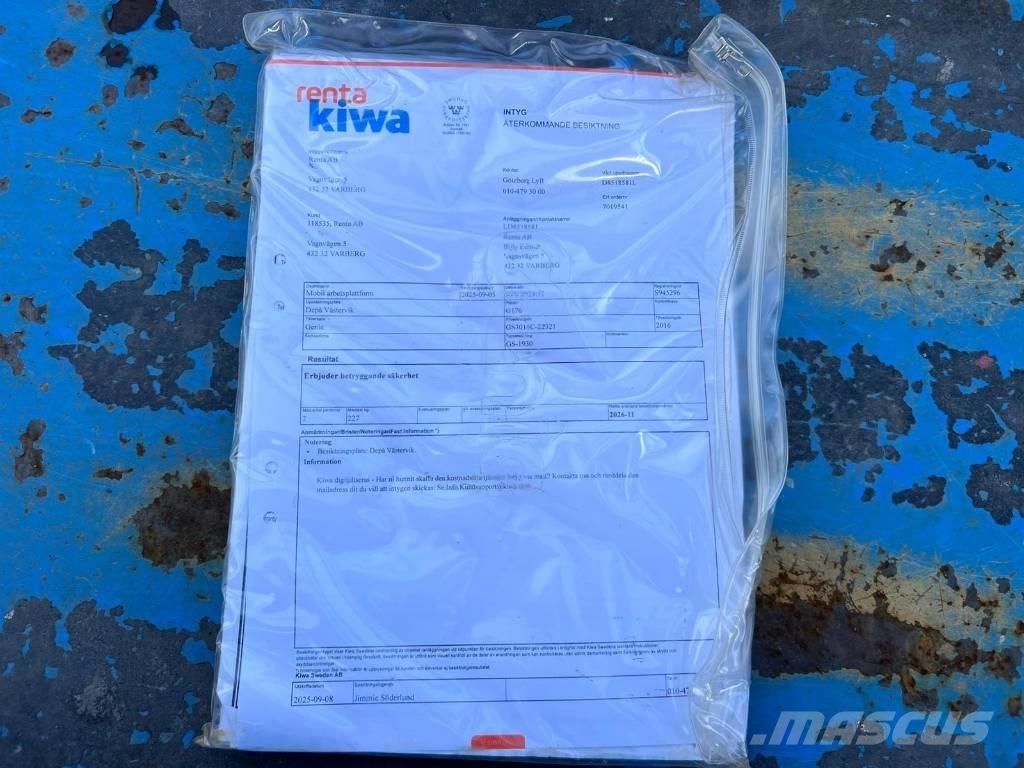 Genie GS 1930 Plataformas tijera