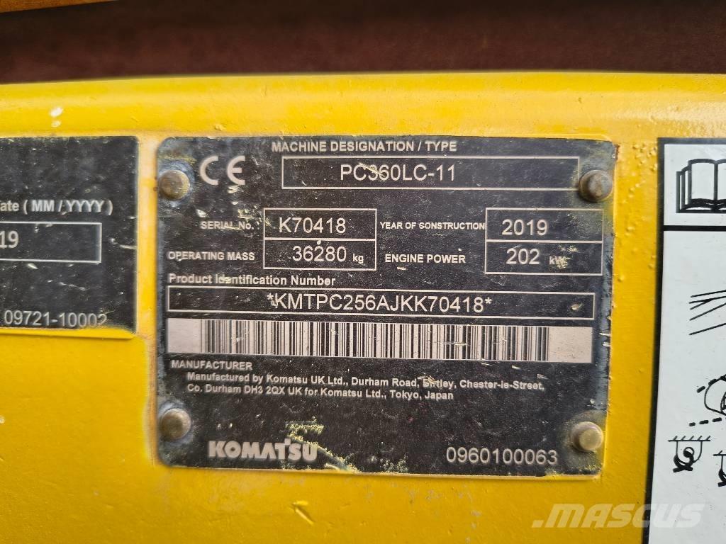 Komatsu PC 360 LC- 11 Excavadoras sobre orugas