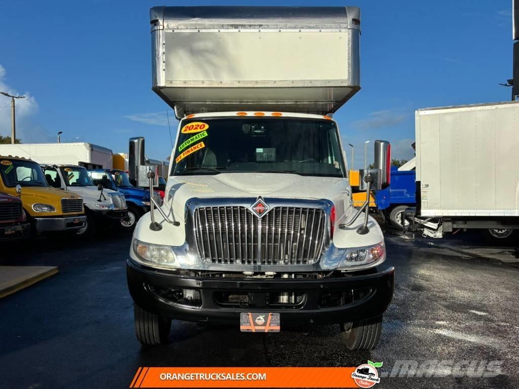 International MV607 Camiones con caja de remolque