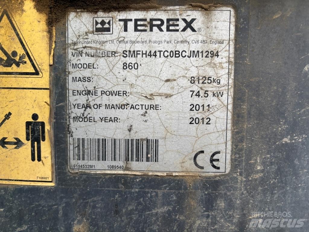 Terex 860 Retrocargadoras