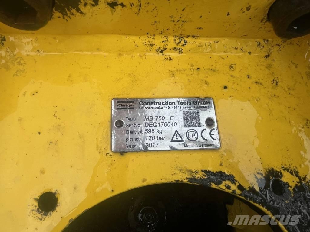 Atlas Copco MB 750 Martillos hidráulicos