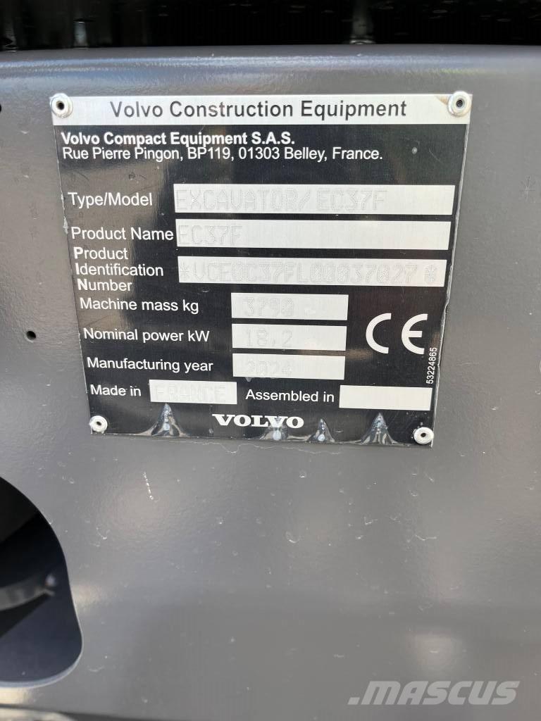 Volvo EC37F Miniexcavadoras