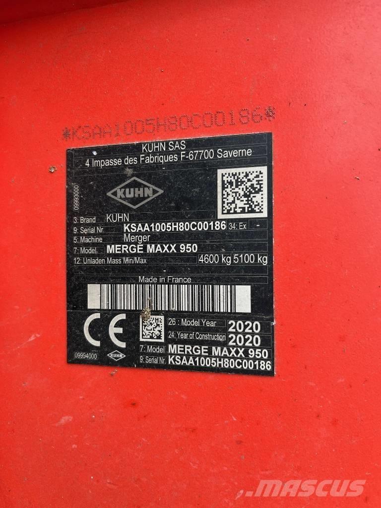 Kuhn Merge Maxx 950 Segadoras hileradoras