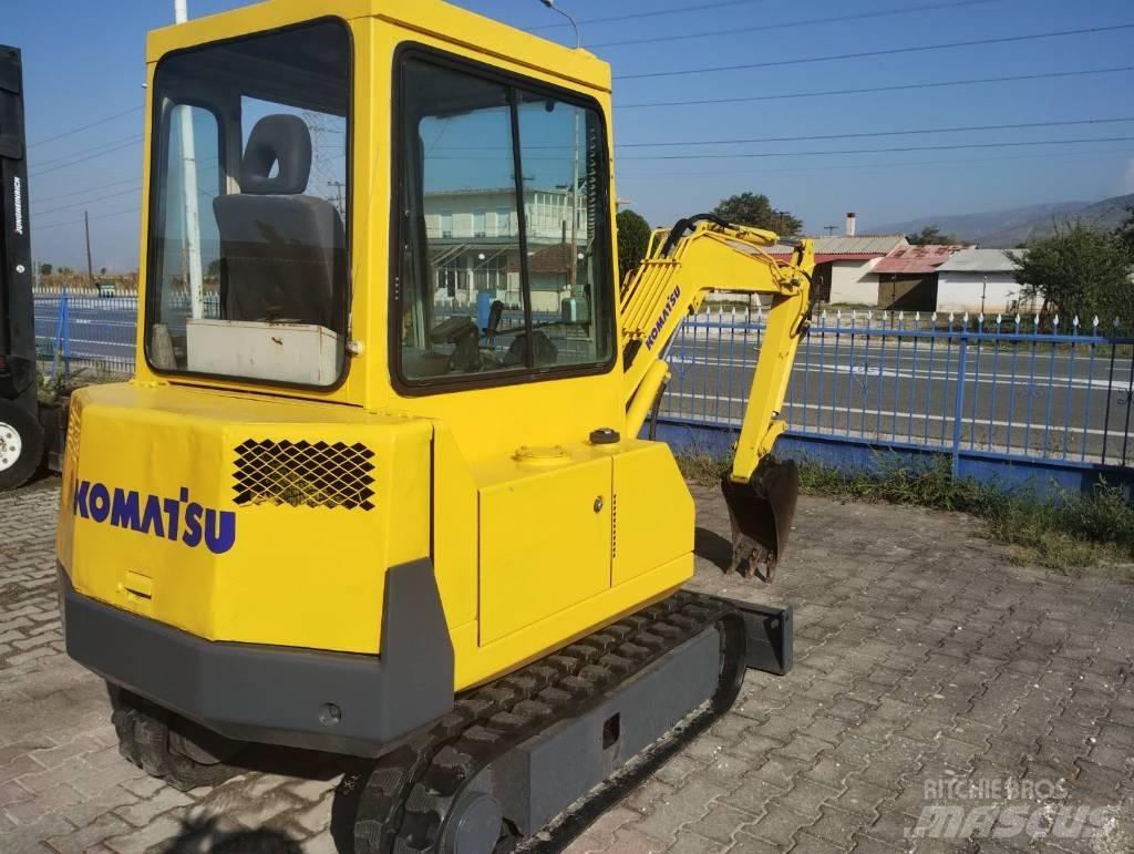 Komatsu PC 10 Excavadoras sobre orugas