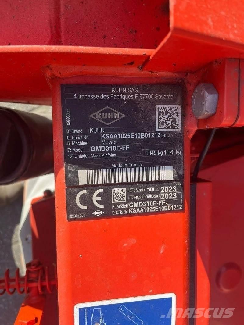 Kuhn GMD 310F Segadoras acondicionadoras