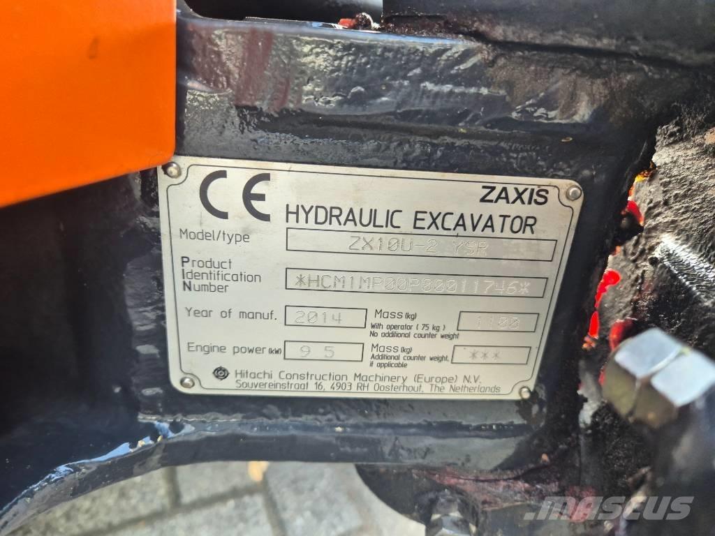 Hitachi ZX 10 U-2 Miniexcavadoras